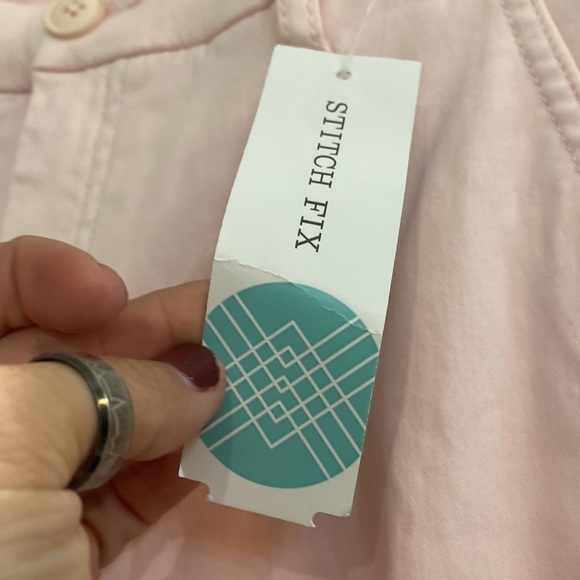 Women’s Capri stretch material pink pants. Size 0 - Picture 3 of 7